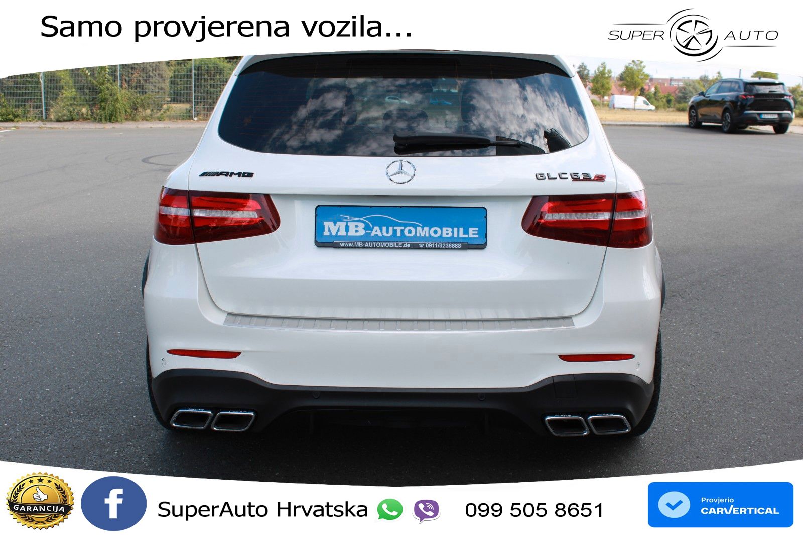 Mercedes AMG GLC 63 S V8 (510 KS) 4MATIC+ MCT ZRAČNI+ACC+GR SJED+KAM+PANO