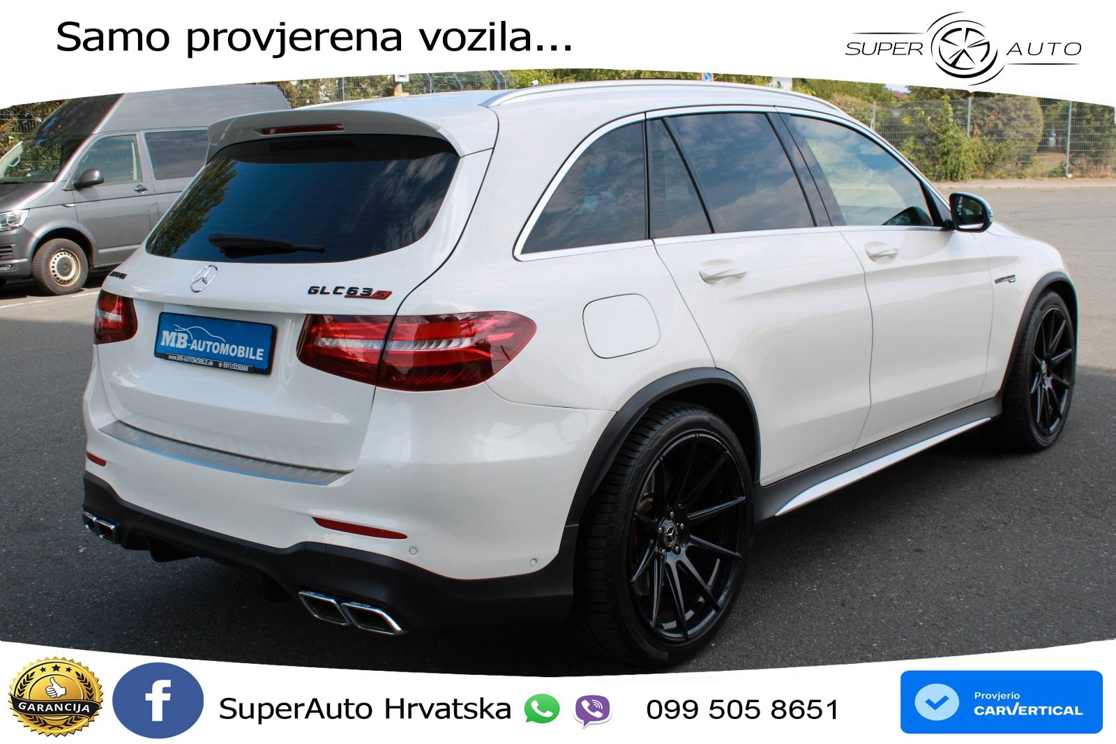 Mercedes AMG GLC 63 S V8 (510 KS) 4MATIC+ MCT ZRAČNI+ACC+GR SJED+KAM+PANO