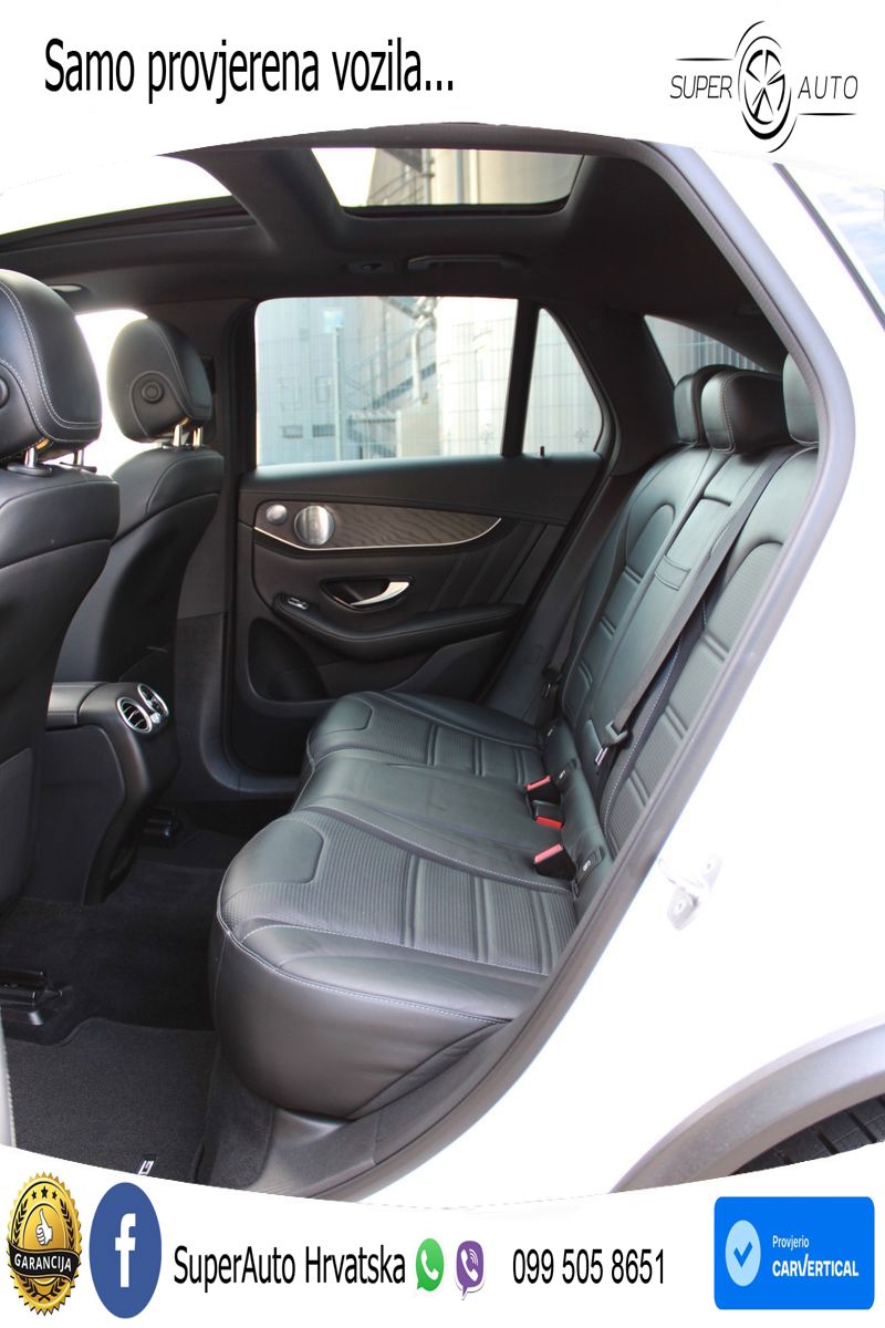 Mercedes AMG GLC 63 S V8 (510 KS) 4MATIC+ MCT ZRAČNI+ACC+GR SJED+KAM+PANO