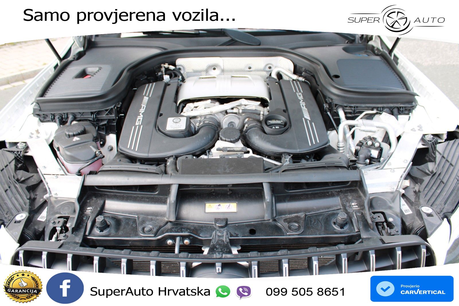 Mercedes AMG GLC 63 S V8 (510 KS) 4MATIC+ MCT ZRAČNI+ACC+GR SJED+KAM+PANO