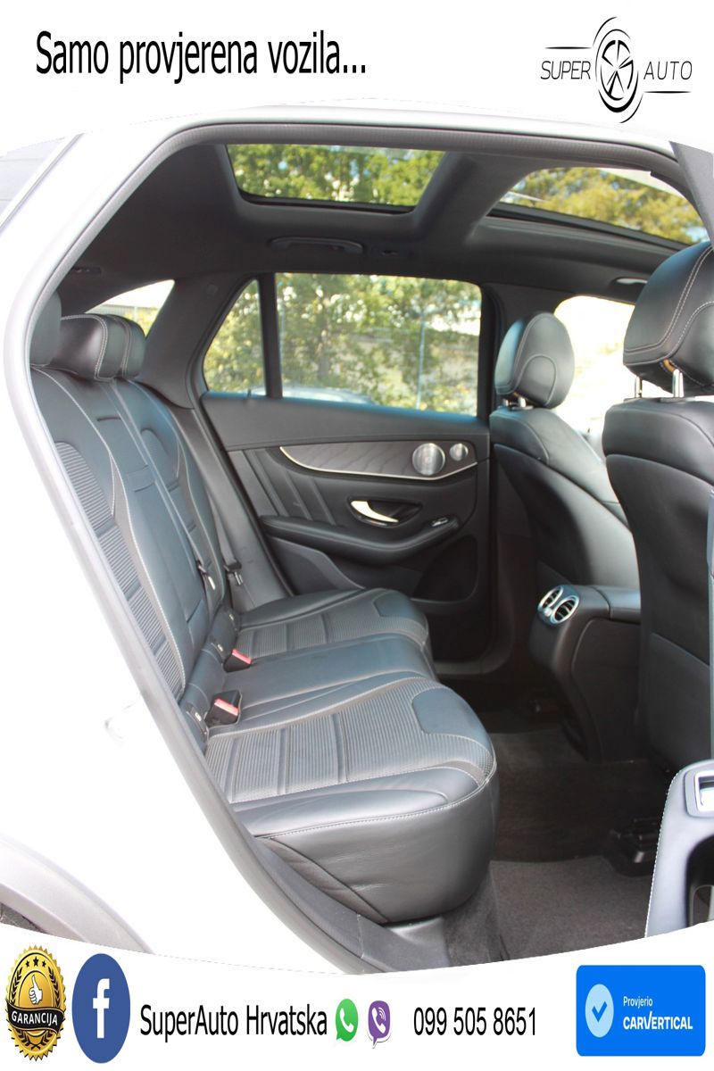 Mercedes AMG GLC 63 S V8 (510 KS) 4MATIC+ MCT ZRAČNI+ACC+GR SJED+KAM+PANO