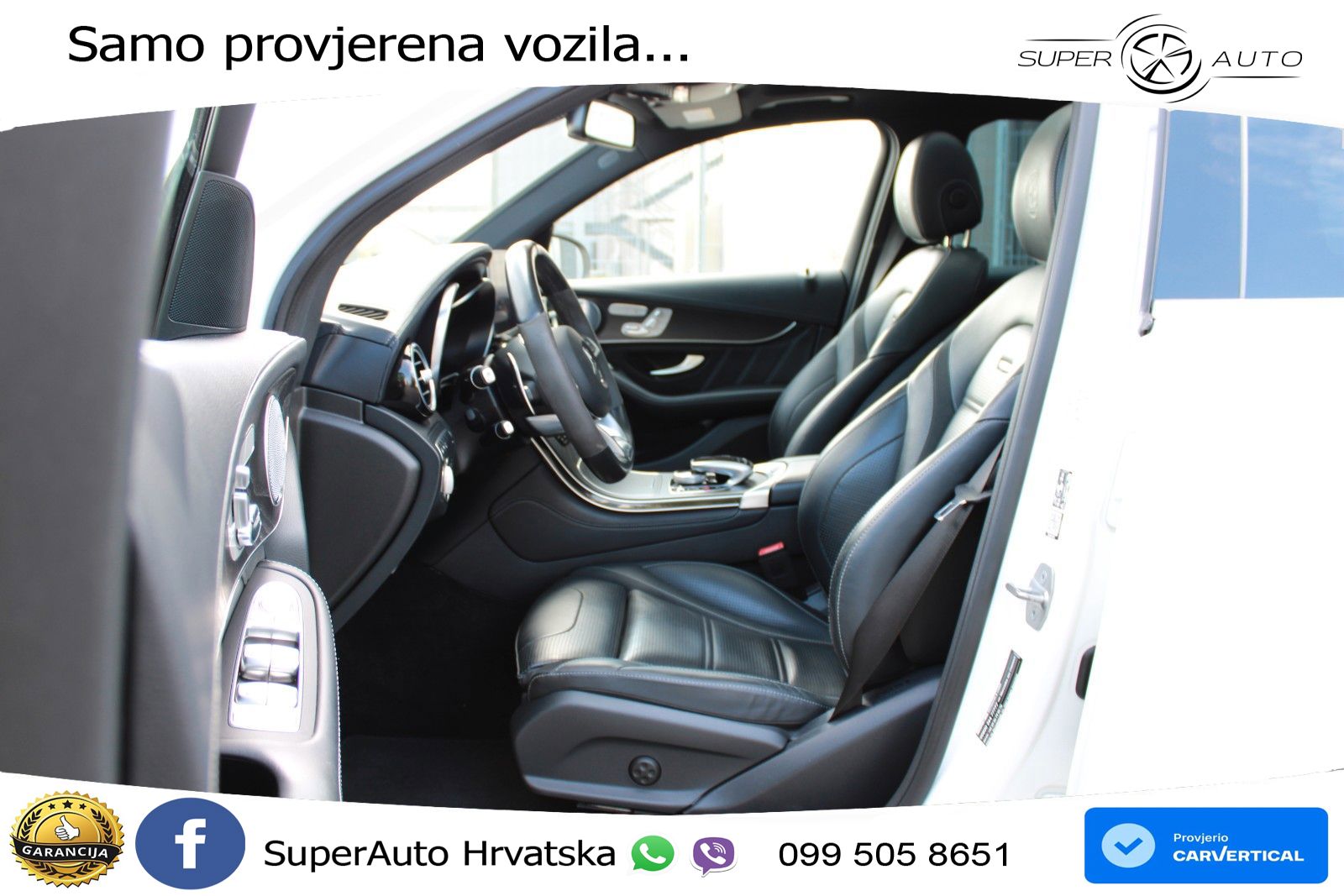 Mercedes AMG GLC 63 S V8 (510 KS) 4MATIC+ MCT ZRAČNI+ACC+GR SJED+KAM+PANO