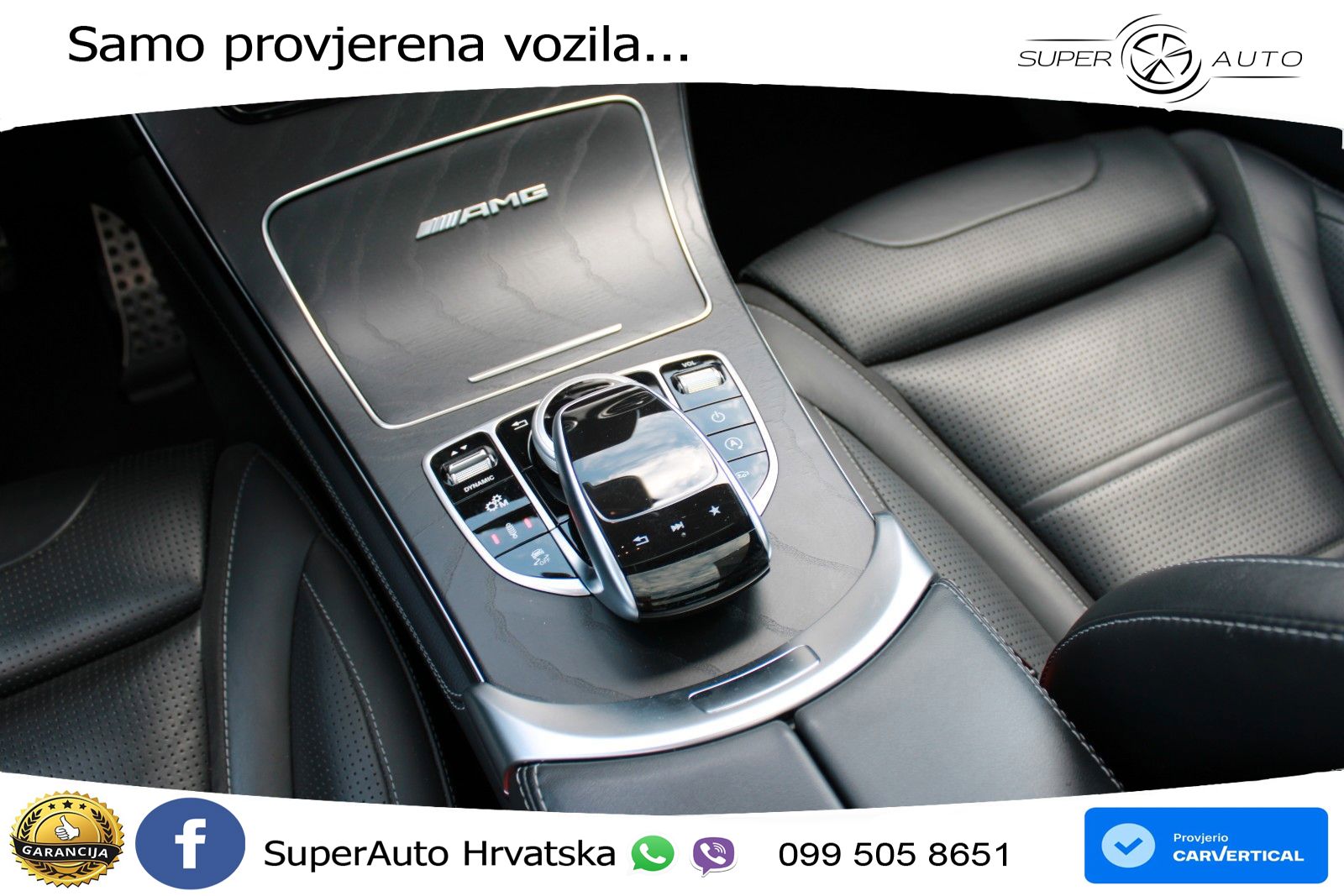 Mercedes AMG GLC 63 S V8 (510 KS) 4MATIC+ MCT ZRAČNI+ACC+GR SJED+KAM+PANO