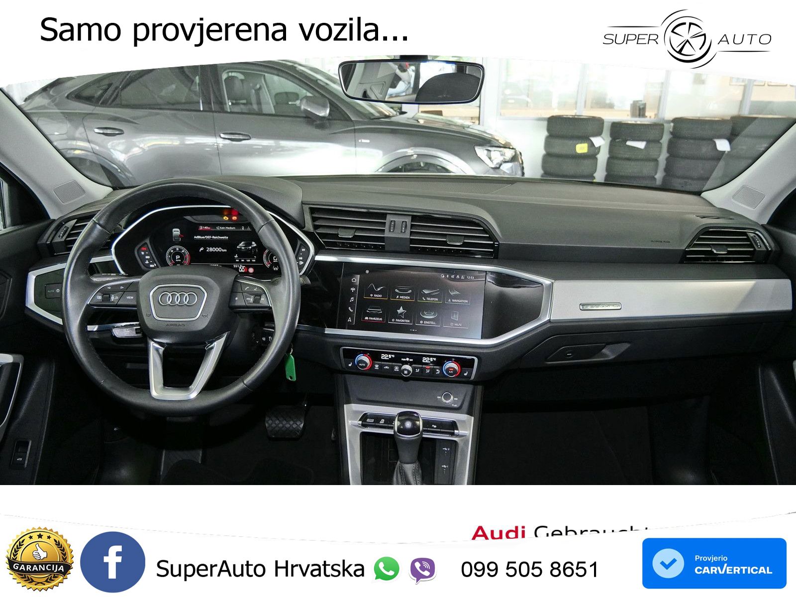 Audi Q3 Sportback 40 TDI (200 KS) quattro S tronic S line LED+GR SJED+ACC