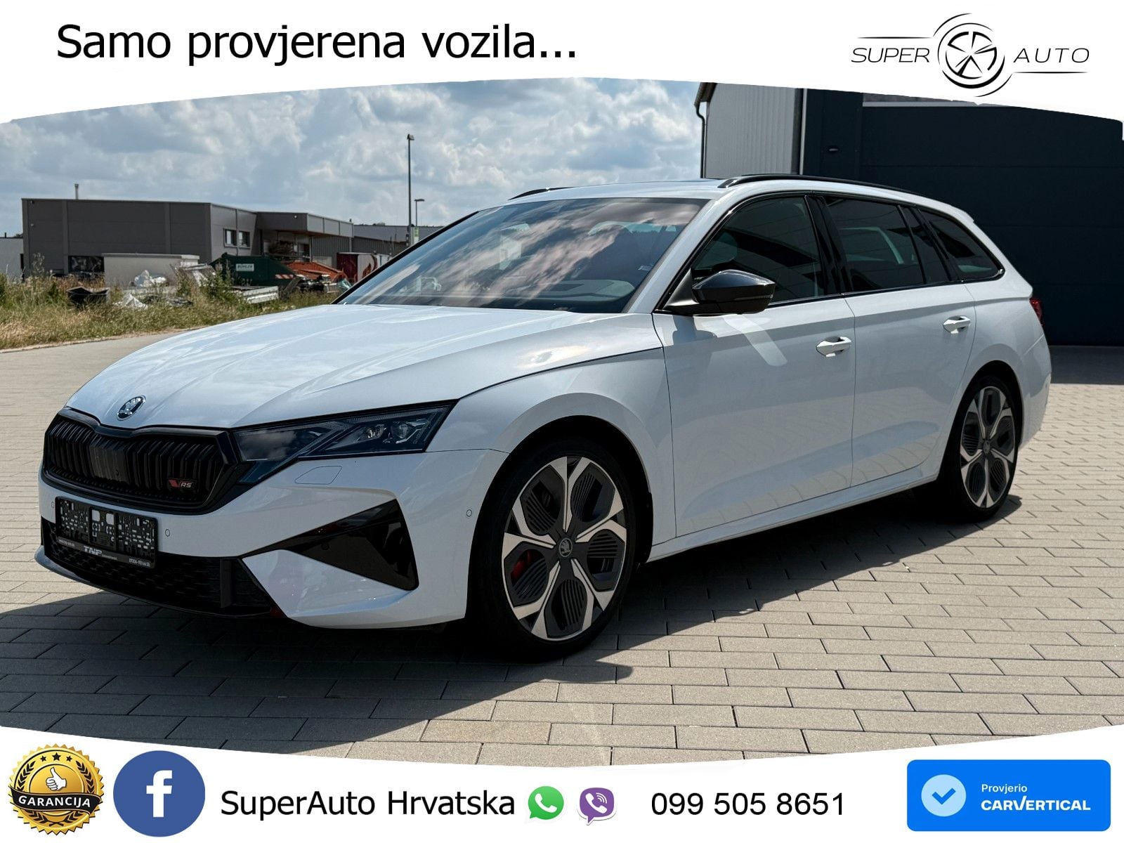 Škoda Octavia Combi RS 2.0 TSI (265 KS) DSG MATRIX+GR SJED+KAM