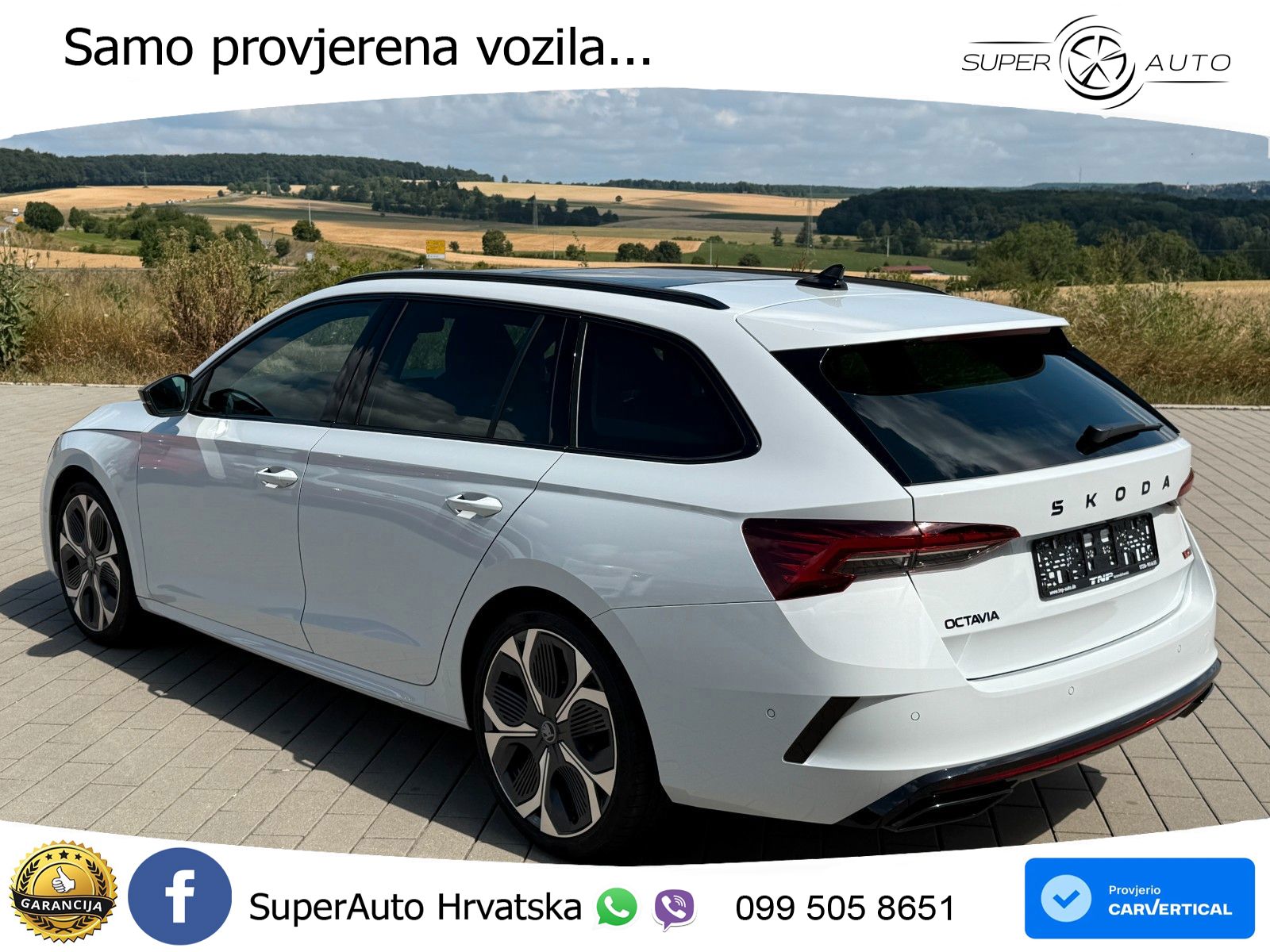 Škoda Octavia Combi RS 2.0 TSI (265 KS) DSG MATRIX+GR SJED+KAM