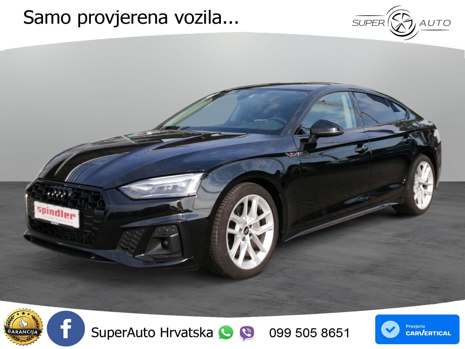 Audi A5 Sportback  40 TFSI (204 KS) S tronic S line LED+GR SJED+ACC