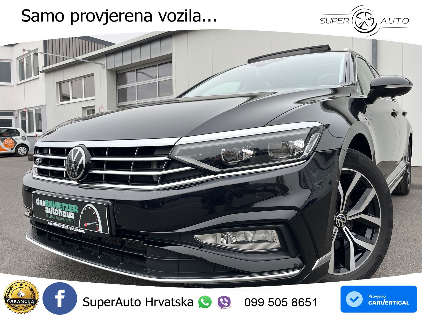 Volkswagen Passat Variant 2.0 TDI (200 KS) 4MOTION DSG R-Line LED+GR SJED+ACC