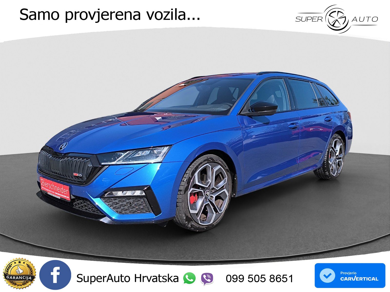 Škoda Octavia Combi RS 2.0 TDI (200 KS) 4x4 DSG MATRIX+GR SJED+KAM