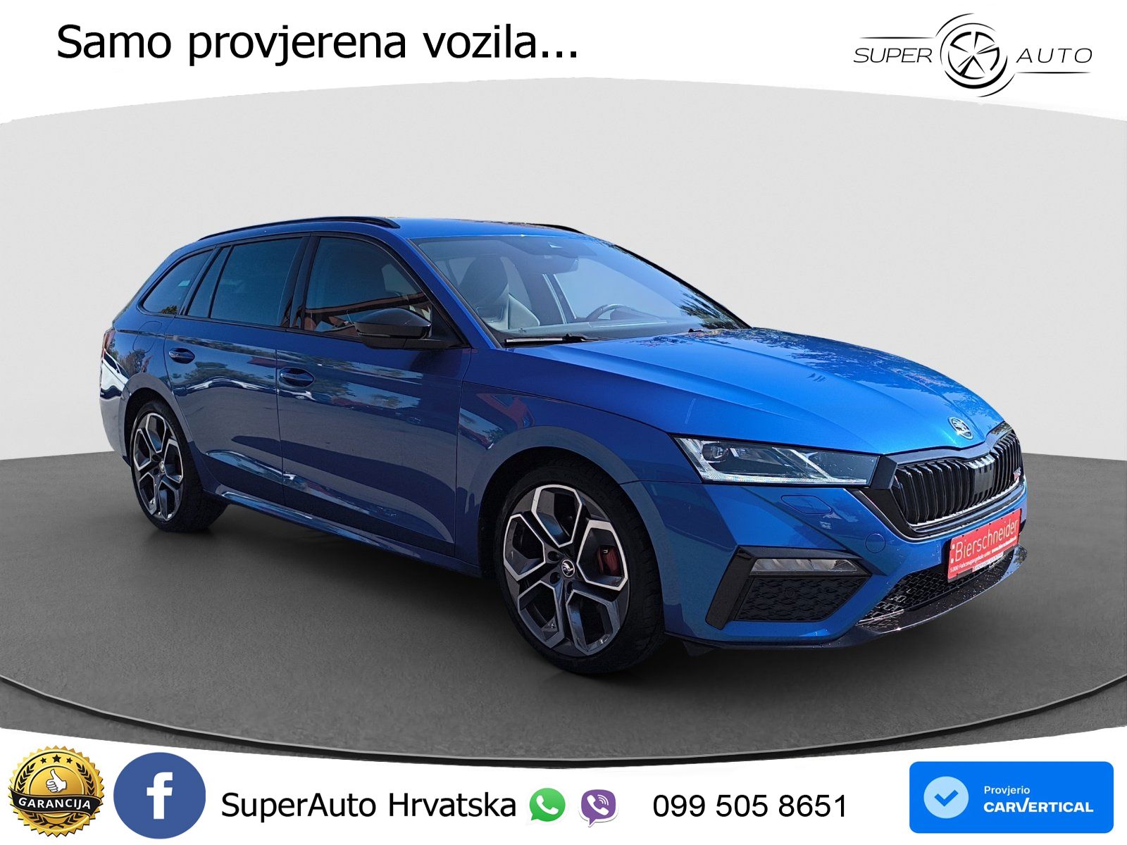 Škoda Octavia Combi RS 2.0 TDI (200 KS) 4x4 DSG MATRIX+GR SJED+KAM