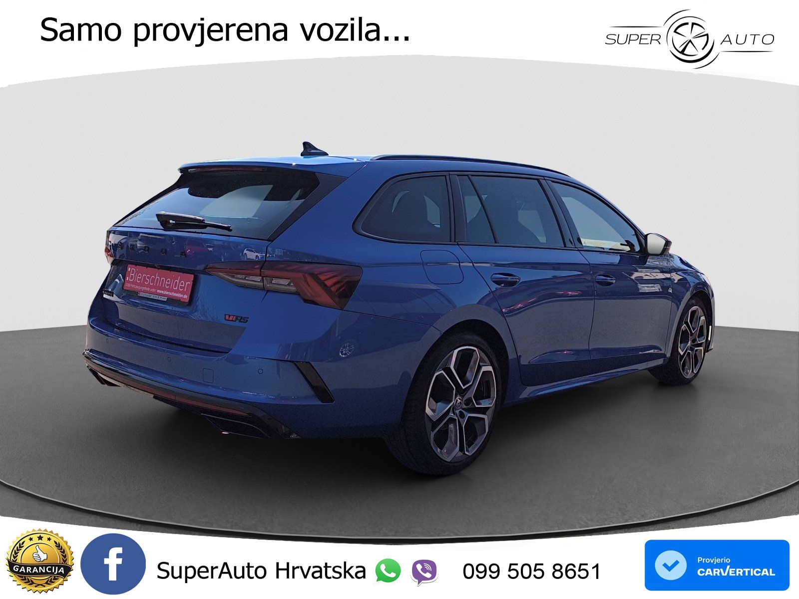 Škoda Octavia Combi RS 2.0 TDI (200 KS) 4x4 DSG MATRIX+GR SJED+KAM