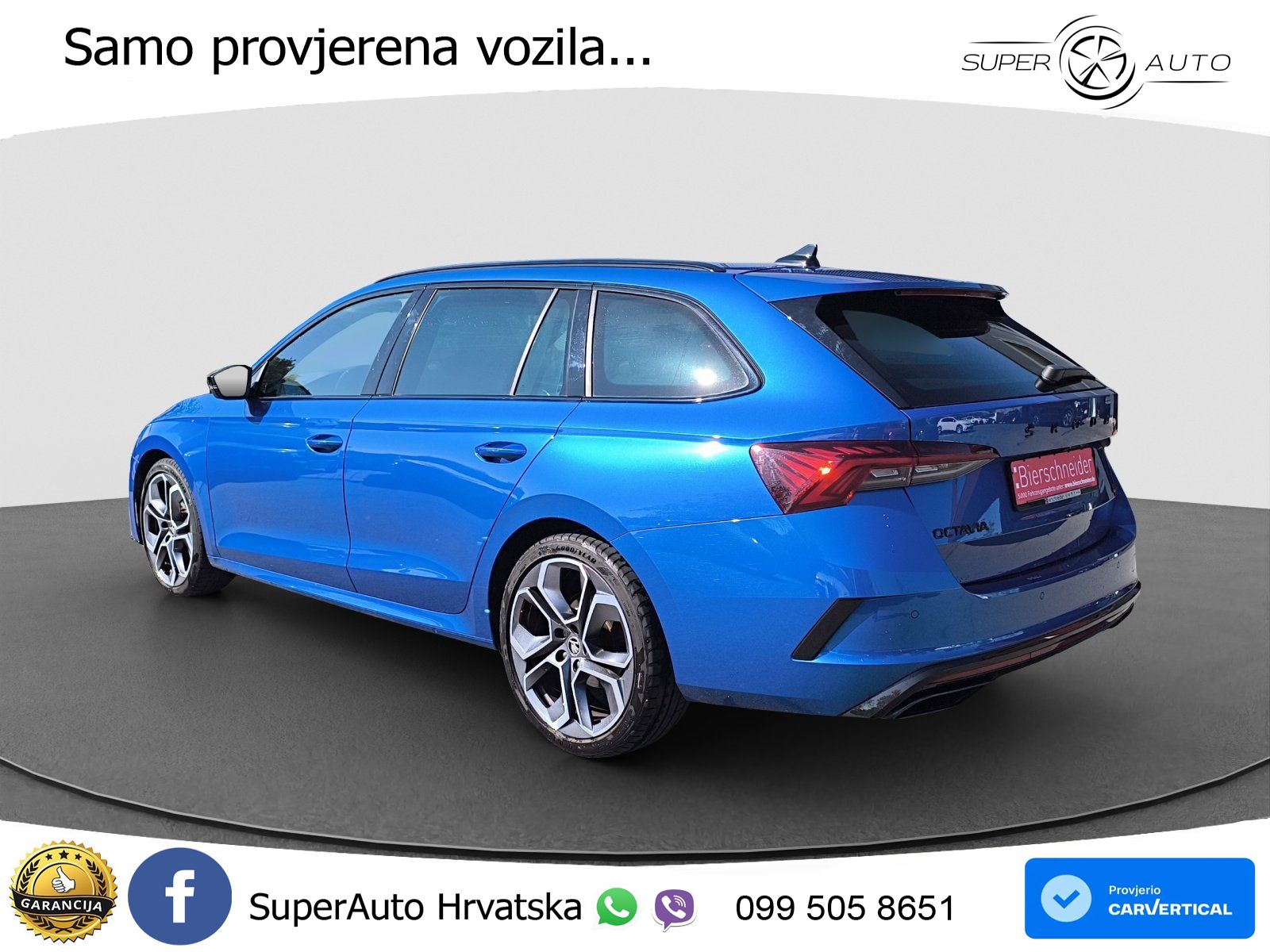 Škoda Octavia Combi RS 2.0 TDI (200 KS) 4x4 DSG MATRIX+GR SJED+KAM