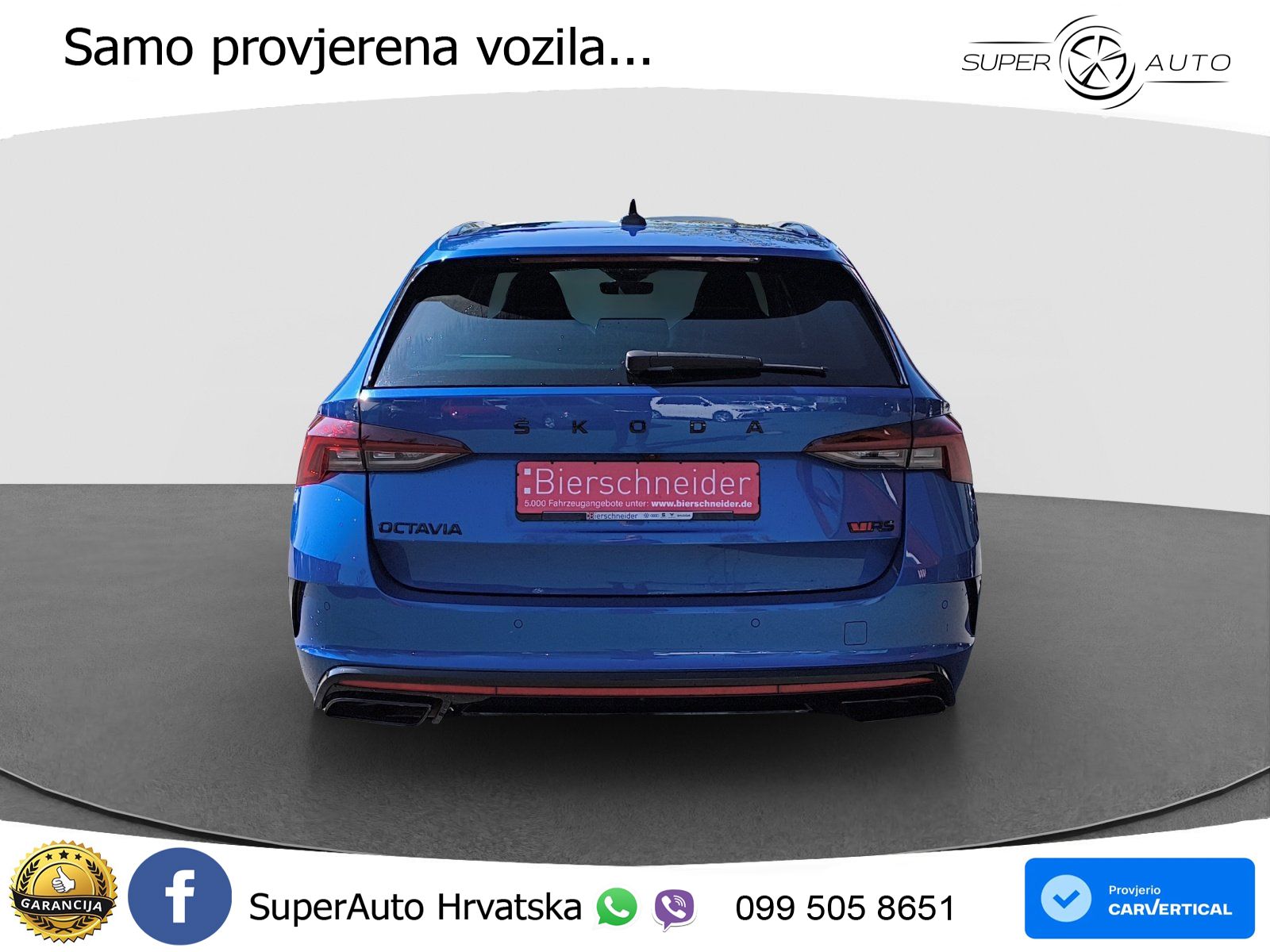 Škoda Octavia Combi RS 2.0 TDI (200 KS) 4x4 DSG MATRIX+GR SJED+KAM