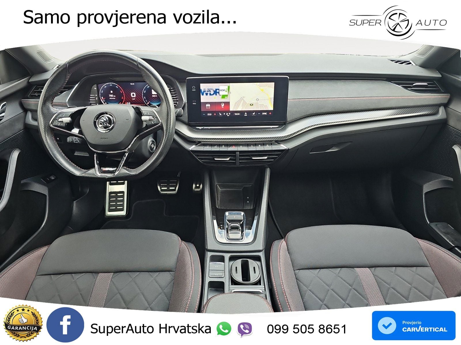 Škoda Octavia Combi RS 2.0 TDI (200 KS) DSG LED+GR SJED+ACC