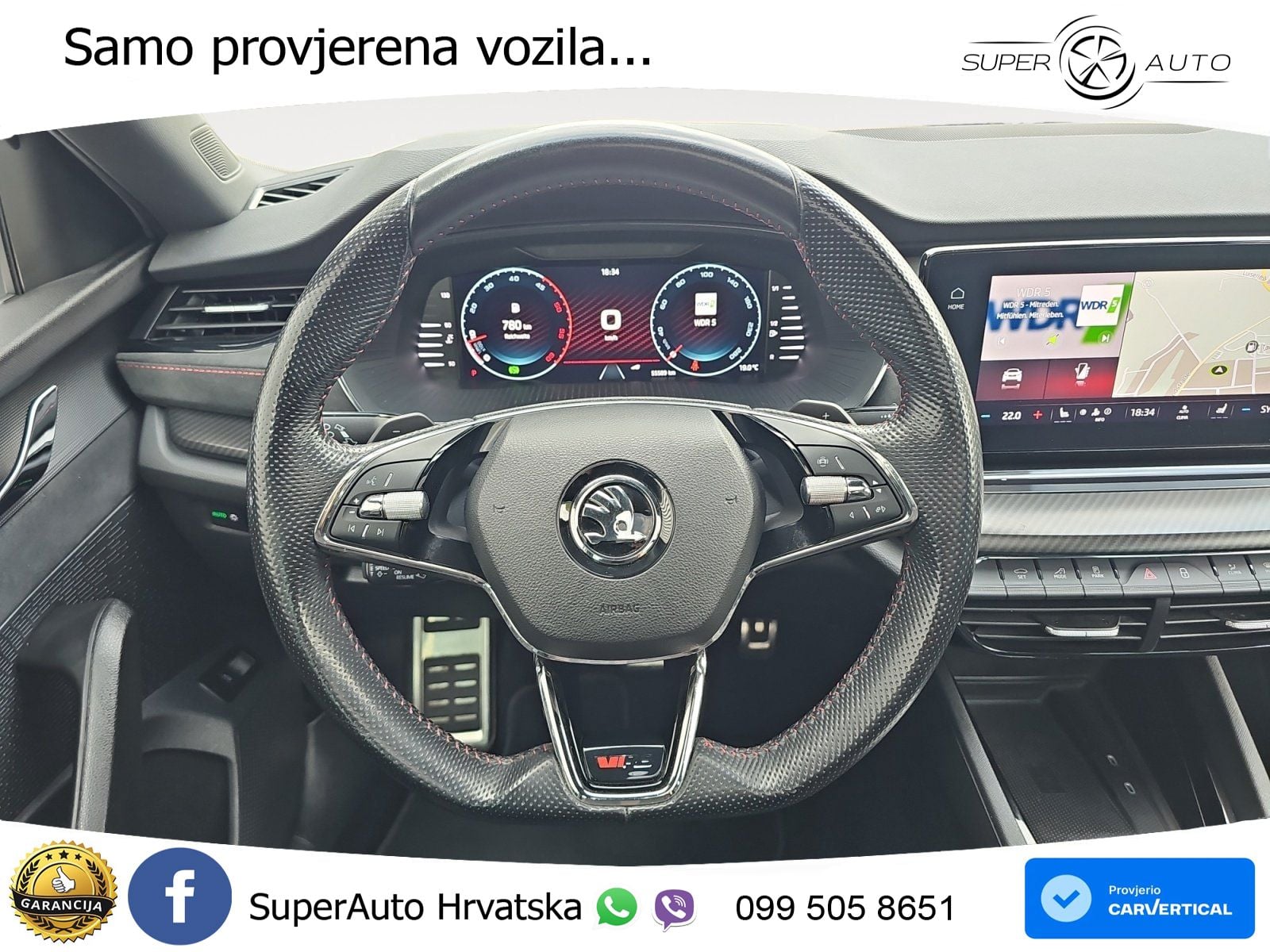 Škoda Octavia Combi RS 2.0 TDI (200 KS) DSG LED+GR SJED+ACC