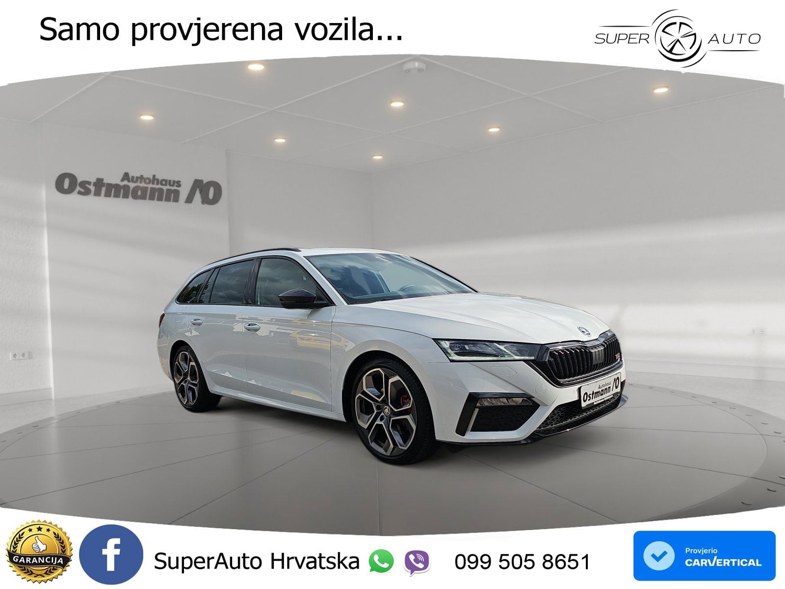 Škoda Octavia Combi RS 2.0 TDI (200 KS) DSG LED+GR SJED+ACC