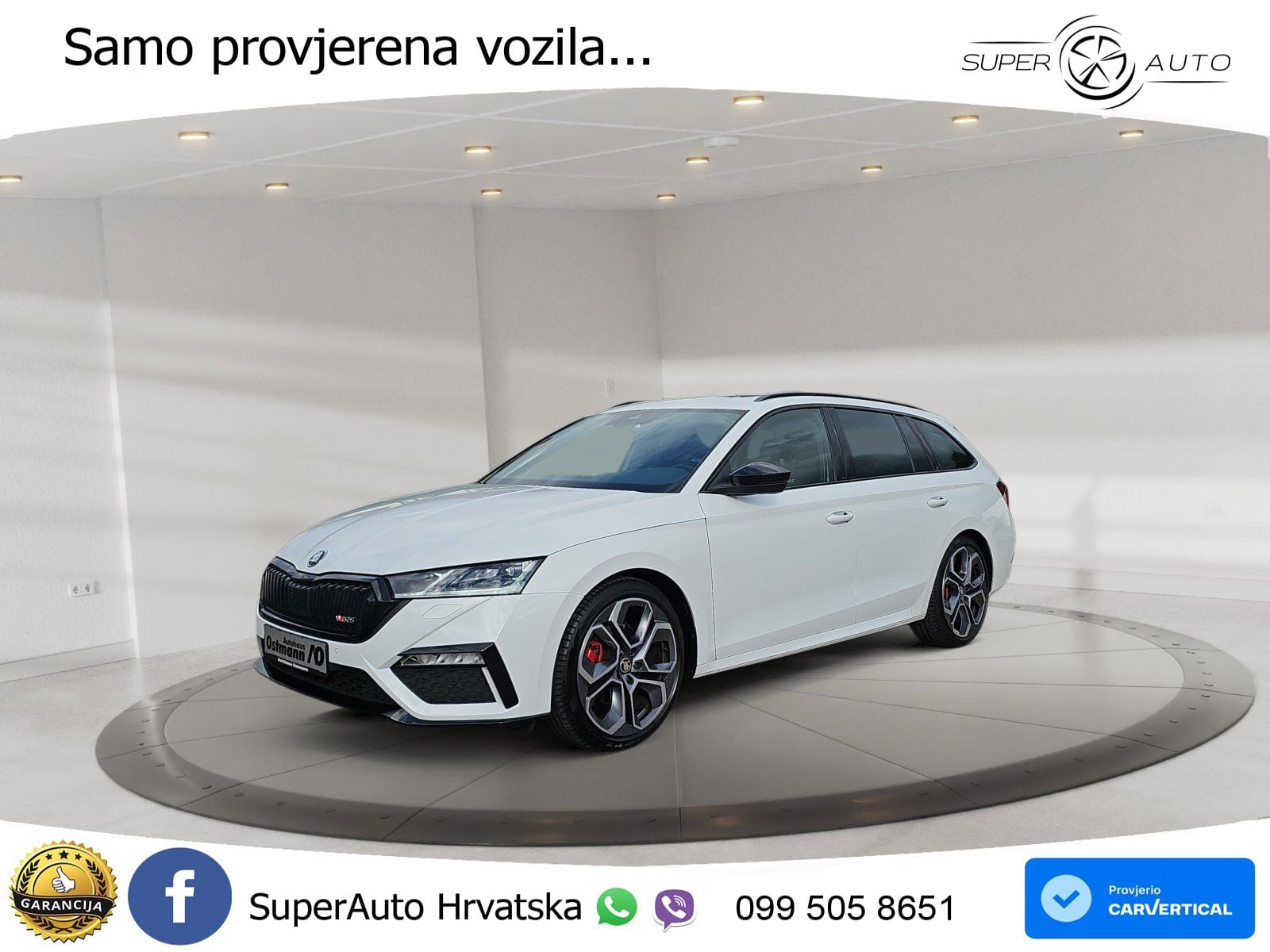Škoda Octavia Combi RS 2.0 TDI (200 KS) DSG LED+GR SJED+ACC