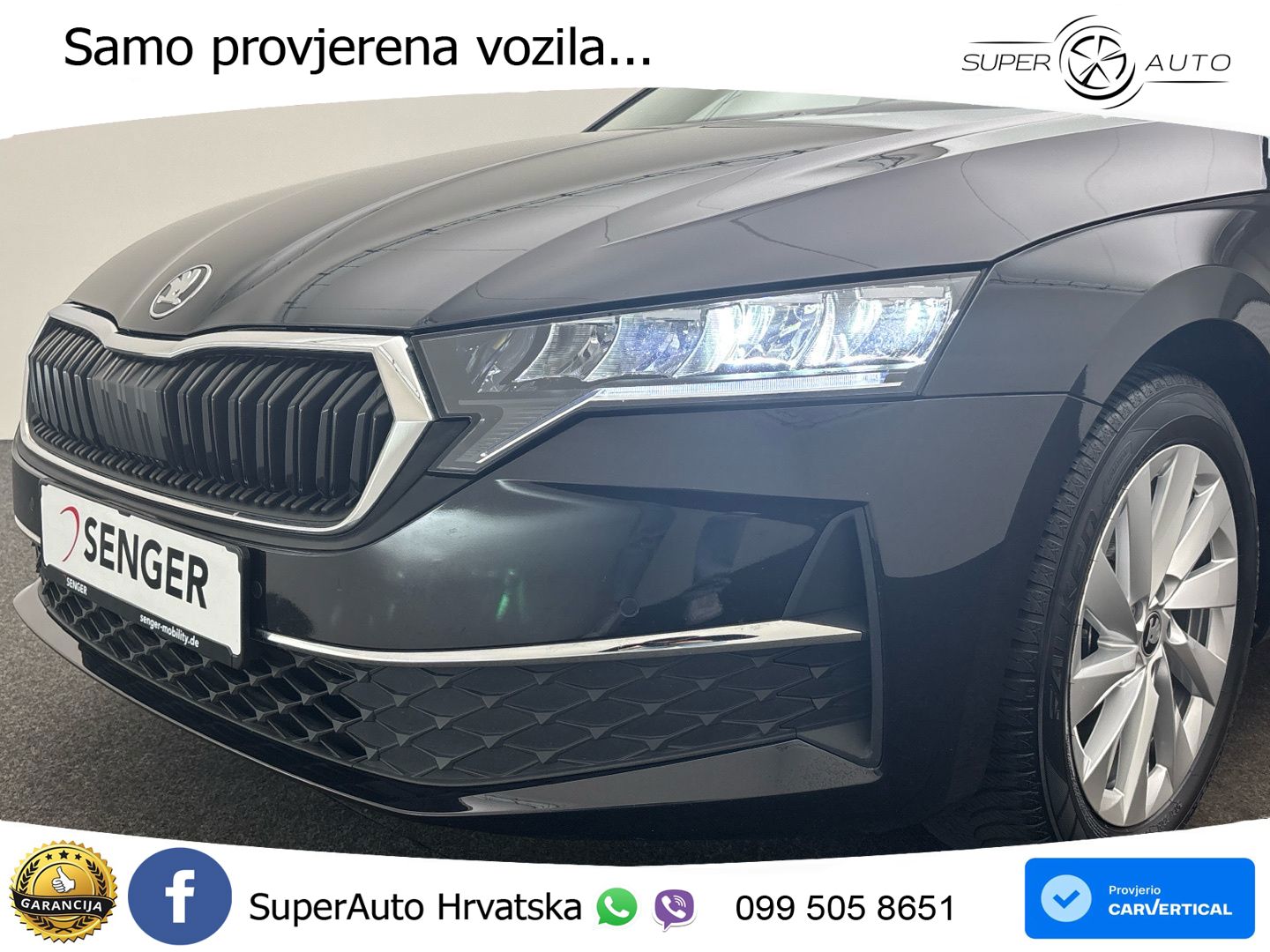 Škoda Octavia Combi 2.0 TDI (150 KS) DSG Selection LED+GR SJED+ACC
