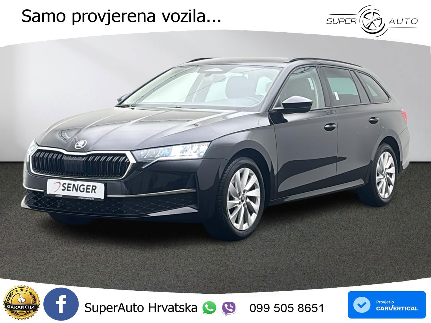 Škoda Octavia Combi 2.0 TDI (150 KS) DSG Selection LED+GR SJED+ACC