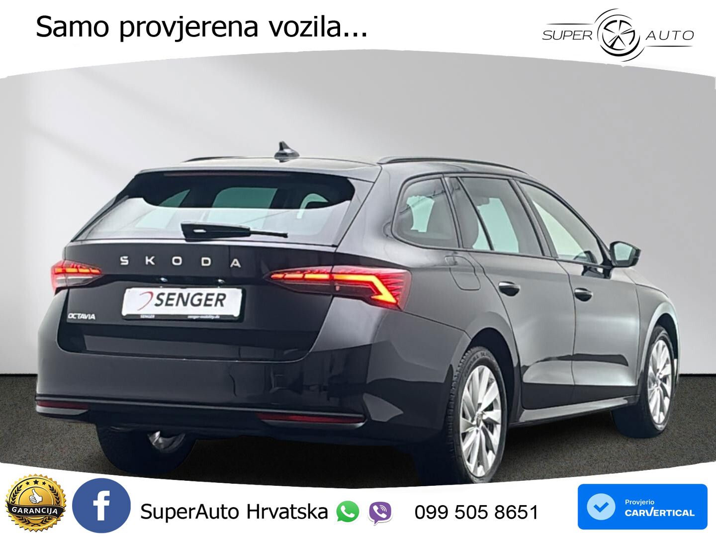 Škoda Octavia Combi 2.0 TDI (150 KS) DSG Selection LED+GR SJED+ACC