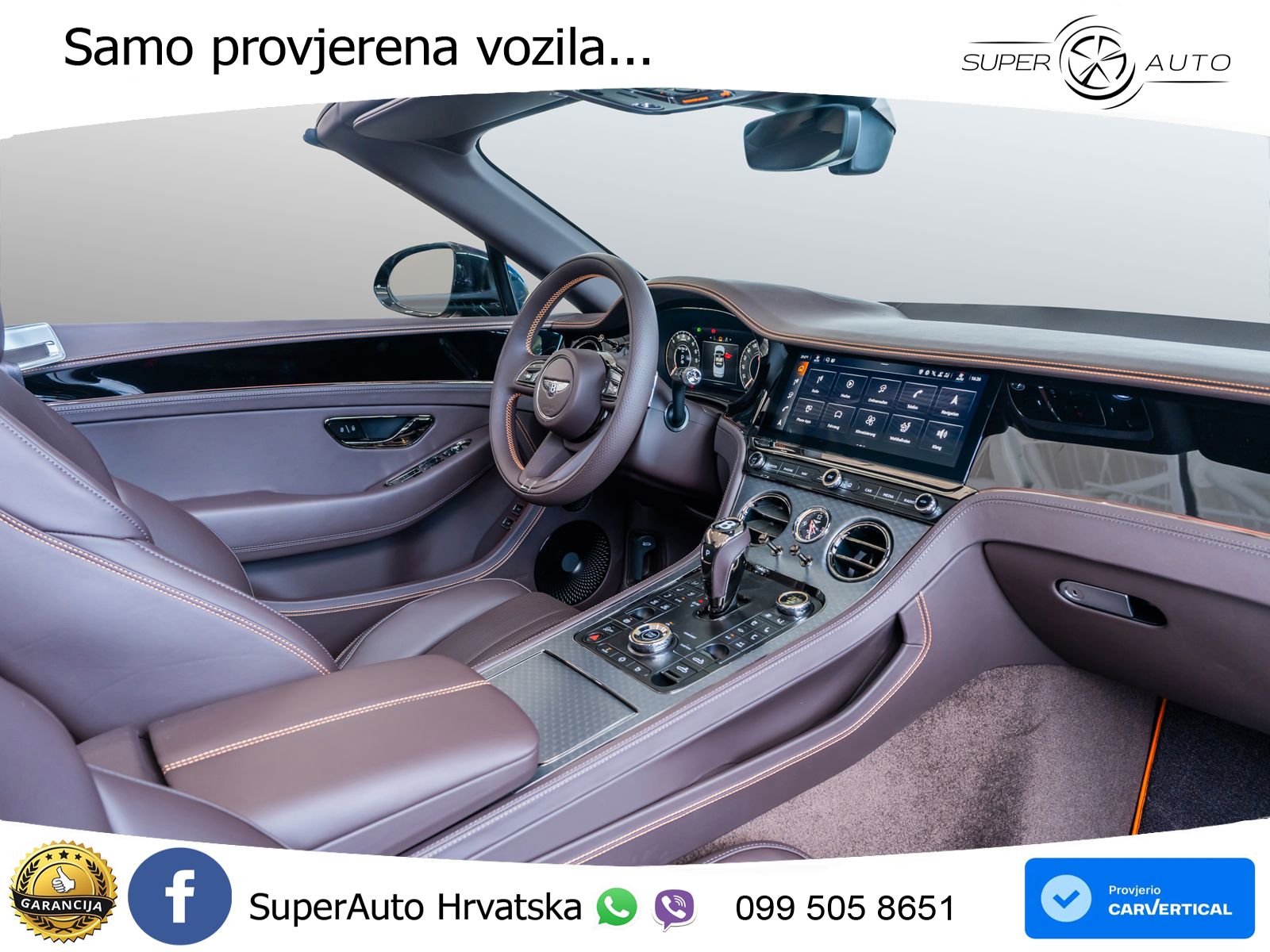 Bentley Continental GTC IV 4.0 V8 TFSi (680 KS) AWD DCT ZRAČNI+ACC+GR SJED+360