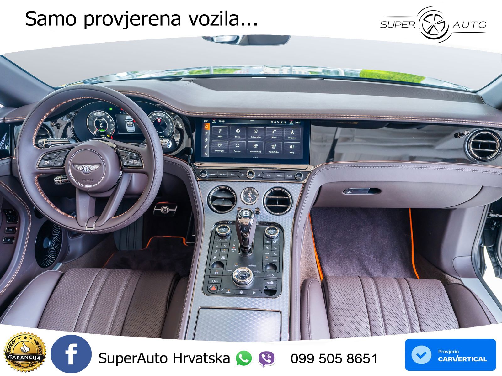 Bentley Continental GTC IV 4.0 V8 TFSi (680 KS) AWD DCT ZRAČNI+ACC+GR SJED+360