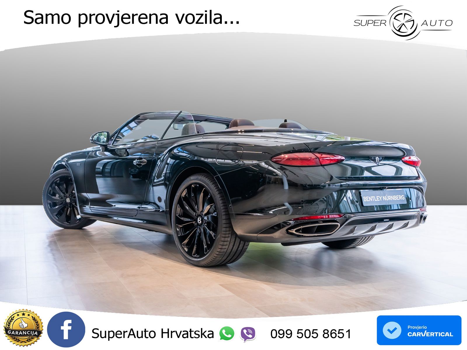 Bentley Continental GTC IV 4.0 V8 TFSi (680 KS) AWD DCT ZRAČNI+ACC+GR SJED+360