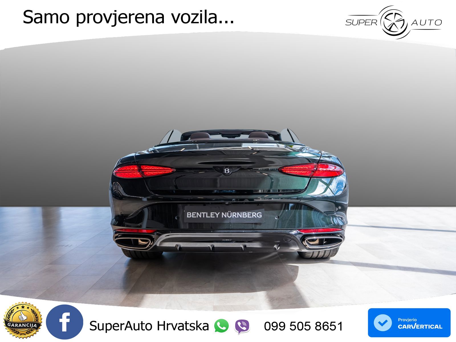 Bentley Continental GTC IV 4.0 V8 TFSi (680 KS) AWD DCT ZRAČNI+ACC+GR SJED+360