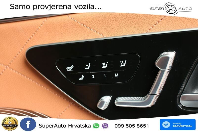 Mercedes S 450 (381 KS) EQ Boost 4MATIC 9G-TRONIC AMG ZRAČNI+ACC+GR SJED+KAM+PANO