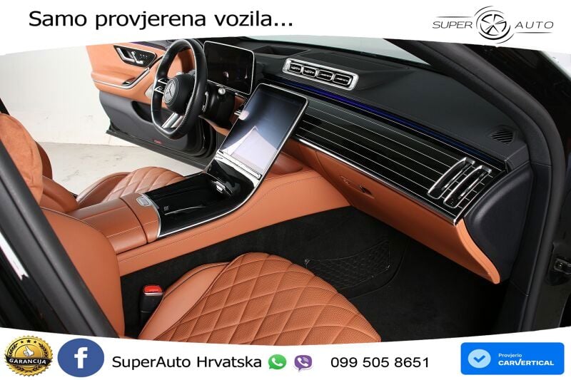Mercedes S 450 (381 KS) EQ Boost 4MATIC 9G-TRONIC AMG ZRAČNI+ACC+GR SJED+KAM+PANO