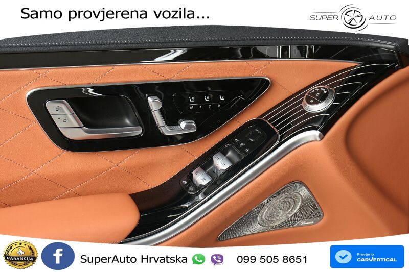 Mercedes S 450 (381 KS) EQ Boost 4MATIC 9G-TRONIC AMG ZRAČNI+ACC+GR SJED+KAM+PANO