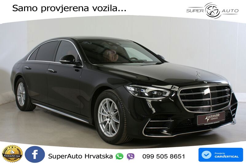 Mercedes S 450 (381 KS) EQ Boost 4MATIC 9G-TRONIC AMG ZRAČNI+ACC+GR SJED+KAM+PANO