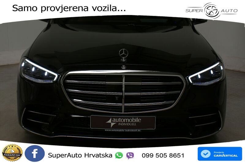 Mercedes S 450 (381 KS) EQ Boost 4MATIC 9G-TRONIC AMG ZRAČNI+ACC+GR SJED+KAM+PANO