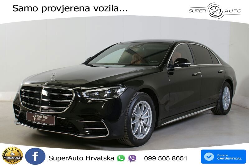 Mercedes S 450 (381 KS) EQ Boost 4MATIC 9G-TRONIC AMG ZRAČNI+ACC+GR SJED+KAM+PANO