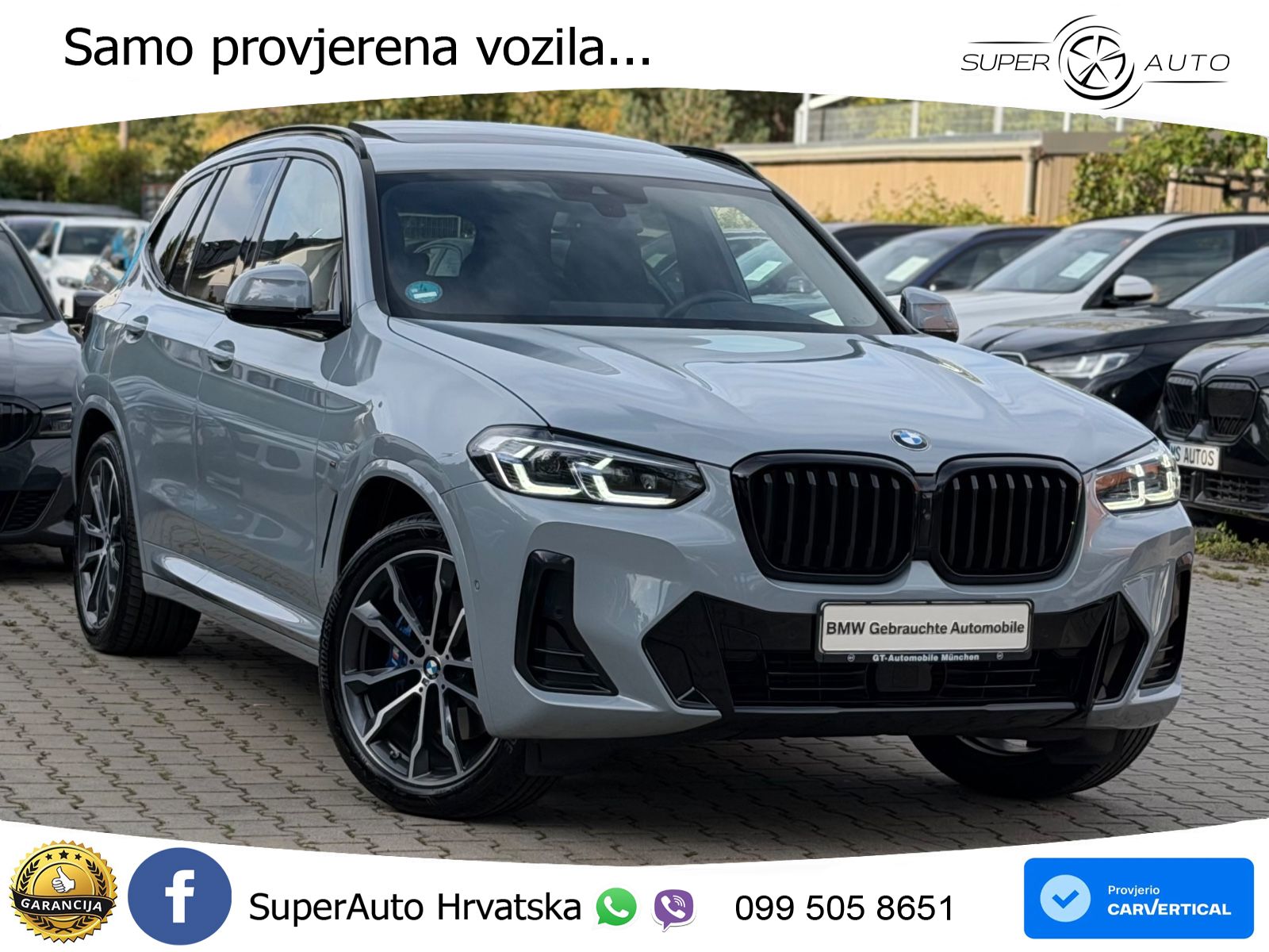 BMW X3 30d xDrive Steptronic M Sport ACC+HEAD+GR SJED+360+PANO