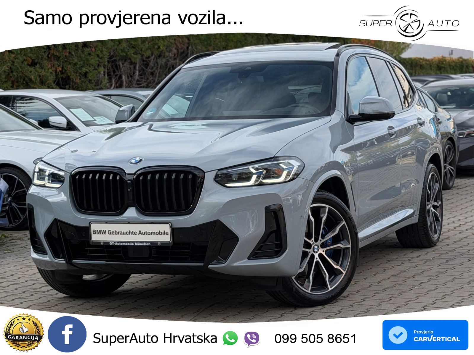 BMW X3 30d xDrive Steptronic M Sport ACC+HEAD+GR SJED+360+PANO