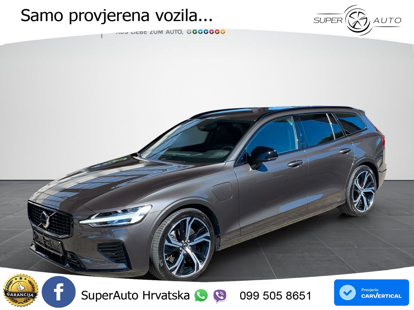 Volvo V60 2.0 T8 AWD Geartronic LED+GR SJED+ACC