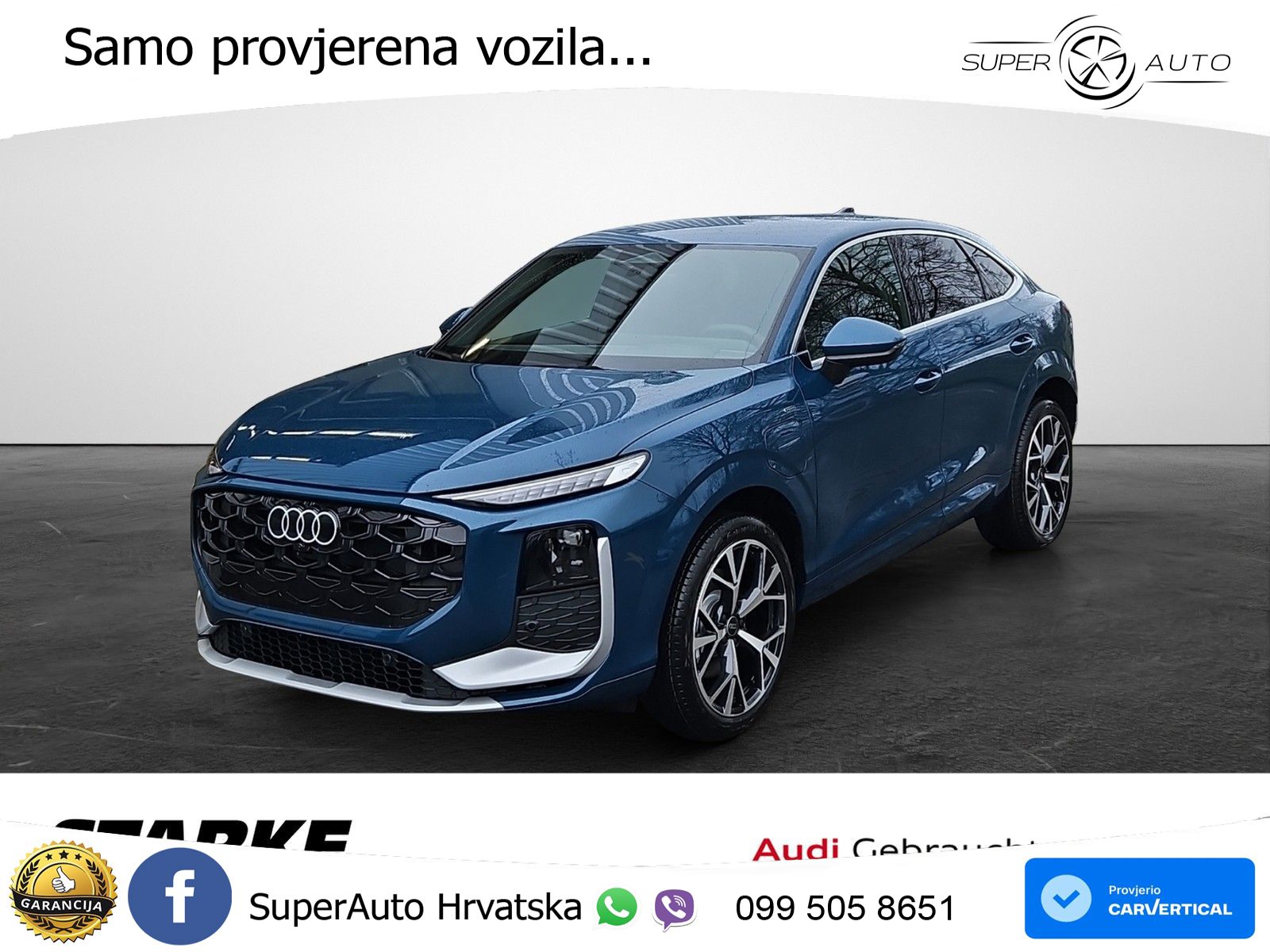 Audi Q3 Sportback 1.5 TFSIe (272 KS) S tronic S line LED+GR SJED+ACC