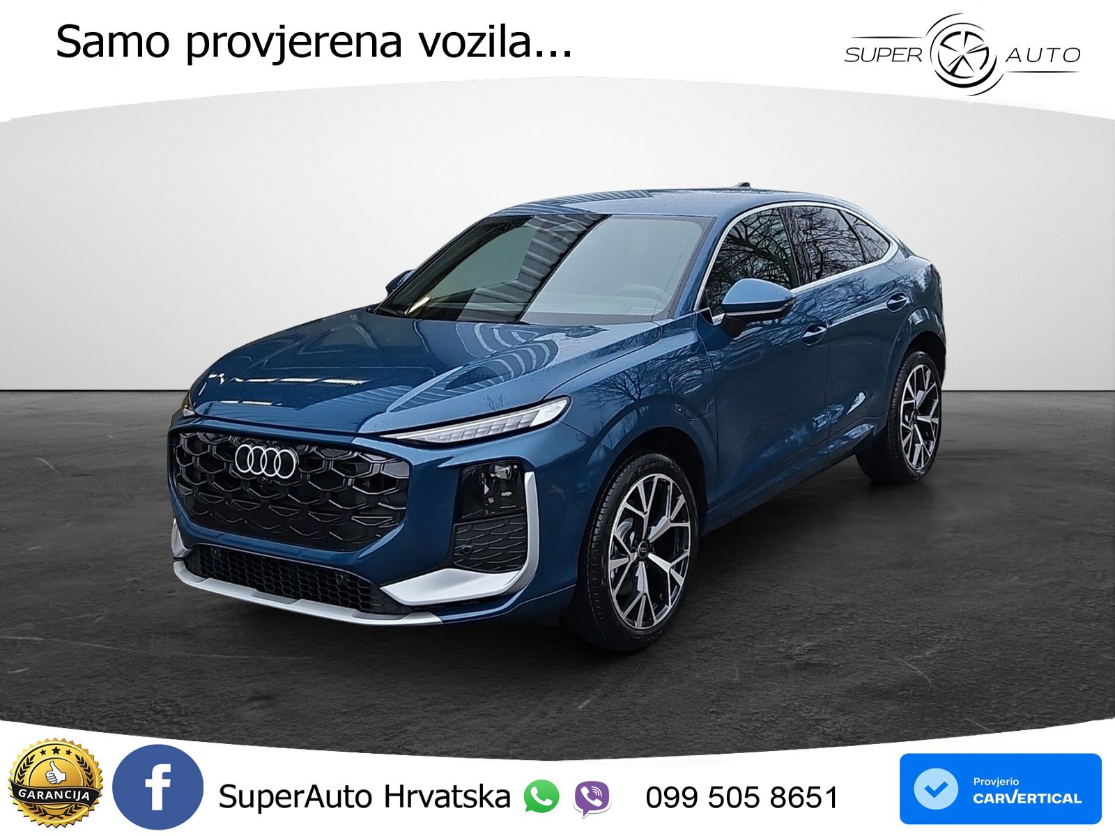 Audi Q3 Sportback 1.5 TFSIe (272 KS) S tronic S line LED+GR SJED+ACC