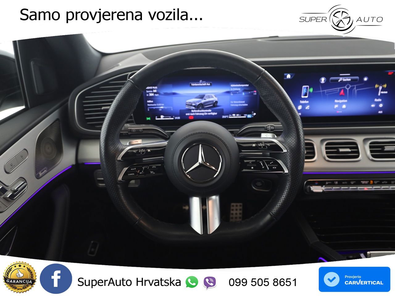 Mercedes GLE 350de (333 KS) 4MATIC 9G-TRONIC AMG ZRAČNI+ACC+GR SJED+360+PANO