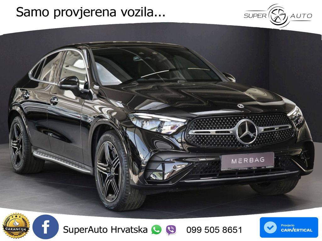 Mercedes GLC Coupe 220d (197 KS) 4MATIC 9G-TRONIC ACC+GR SJED+360+PANO