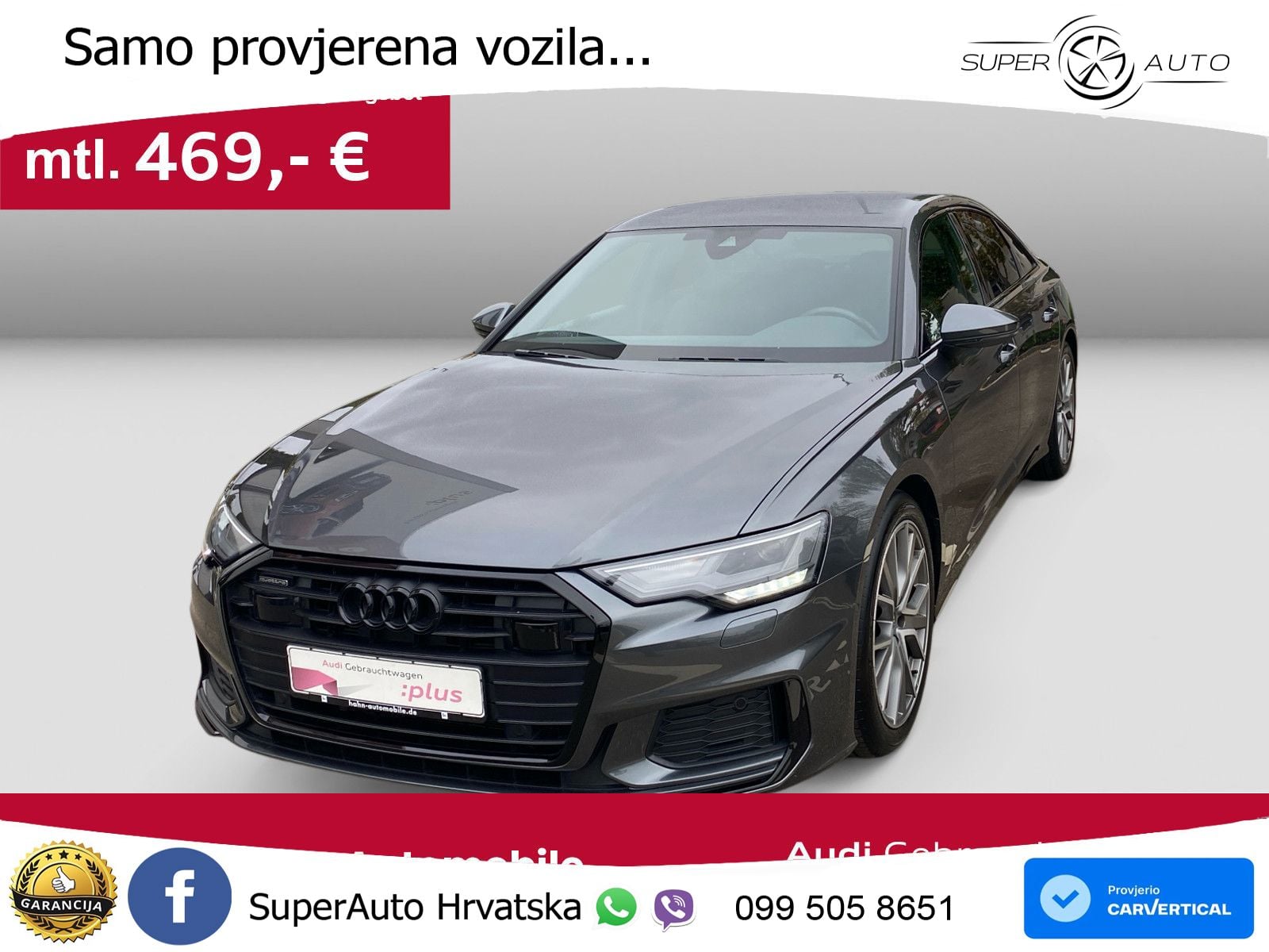 Audi A6 40 TDI (204 KS) quattro ultra S tronic LED+GR SJED+ACC
