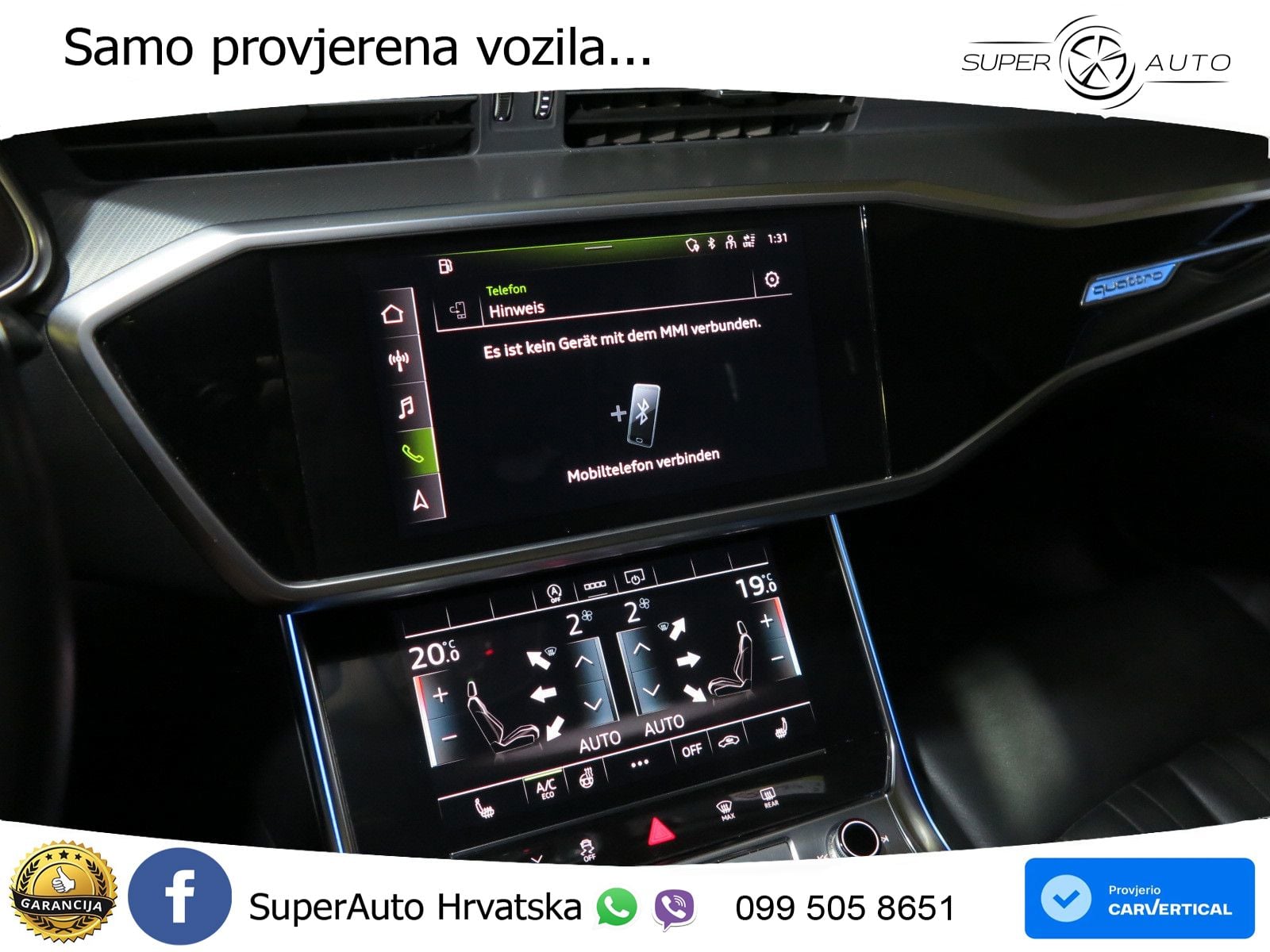 Audi A6 45 TFSI (265 KS) quattro ultra S tronic LED+GR SJED+ACC
