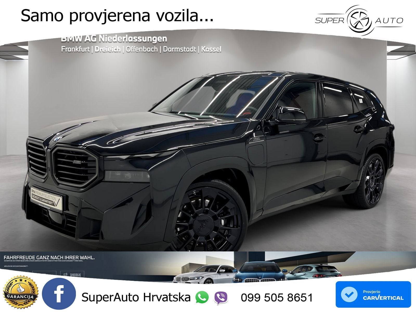 BMW XM 50e (476 KS) M xDrive M Steptronic LED+GR SJED+ACC