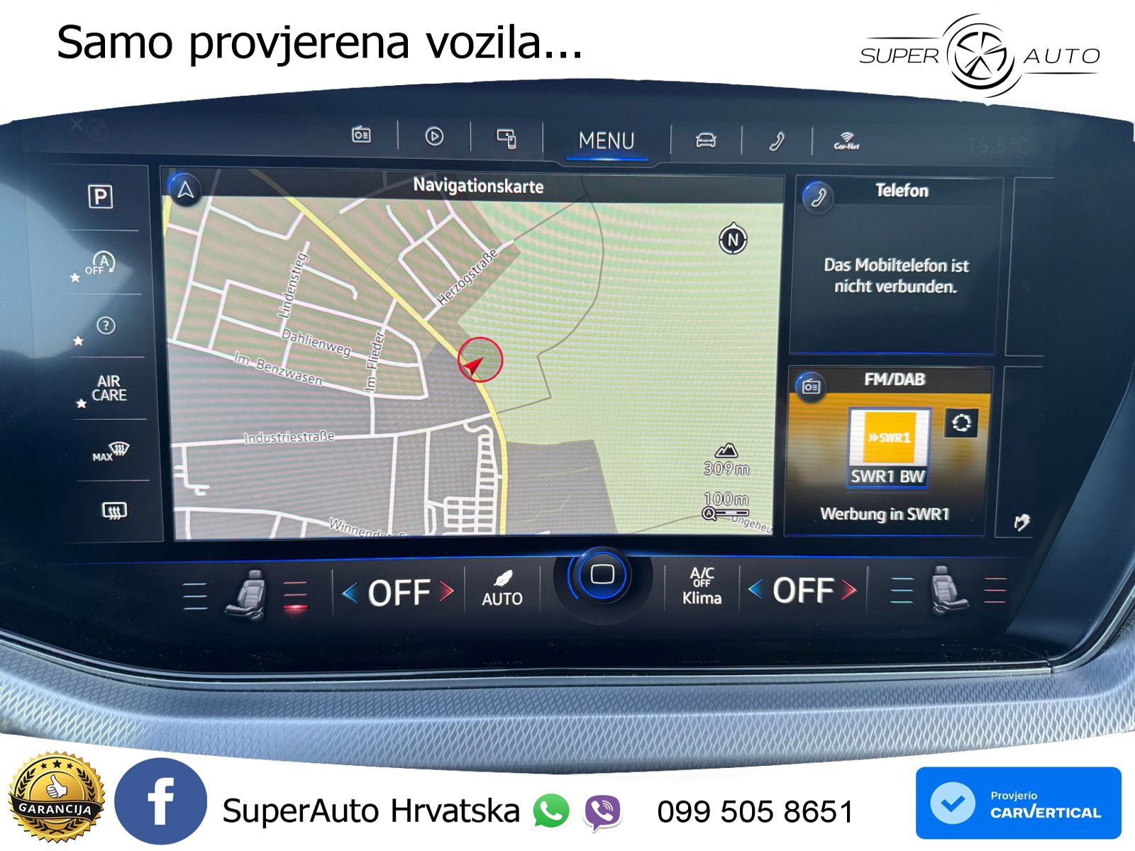 Volkswagen Touareg 3.0 V6 TDI (286 KS) 4MOTION Tiptronic R-Line ZRAČNI+ACC+GR SJED+KAM+PANO