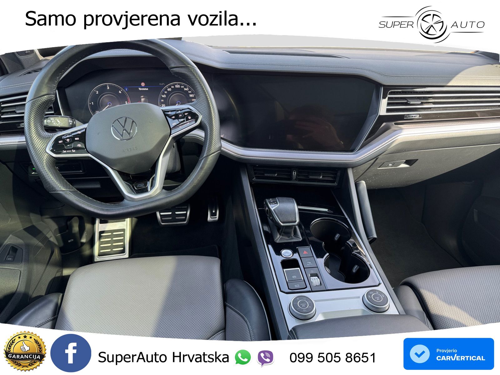 Volkswagen Touareg 3.0 V6 TDI (286 KS) 4MOTION Tiptronic R-Line ZRAČNI+ACC+GR SJED+KAM+PANO