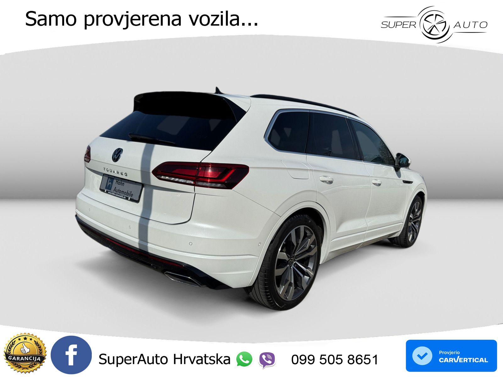 Volkswagen Touareg 3.0 V6 TDI (286 KS) 4MOTION Tiptronic R-Line ZRAČNI+ACC+GR SJED+KAM+PANO