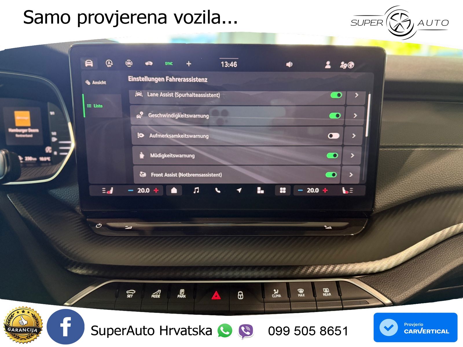 Škoda Octavia Combi 2.0 TDI (150 KS) DSG SportLine LED+GR SJED+ACC