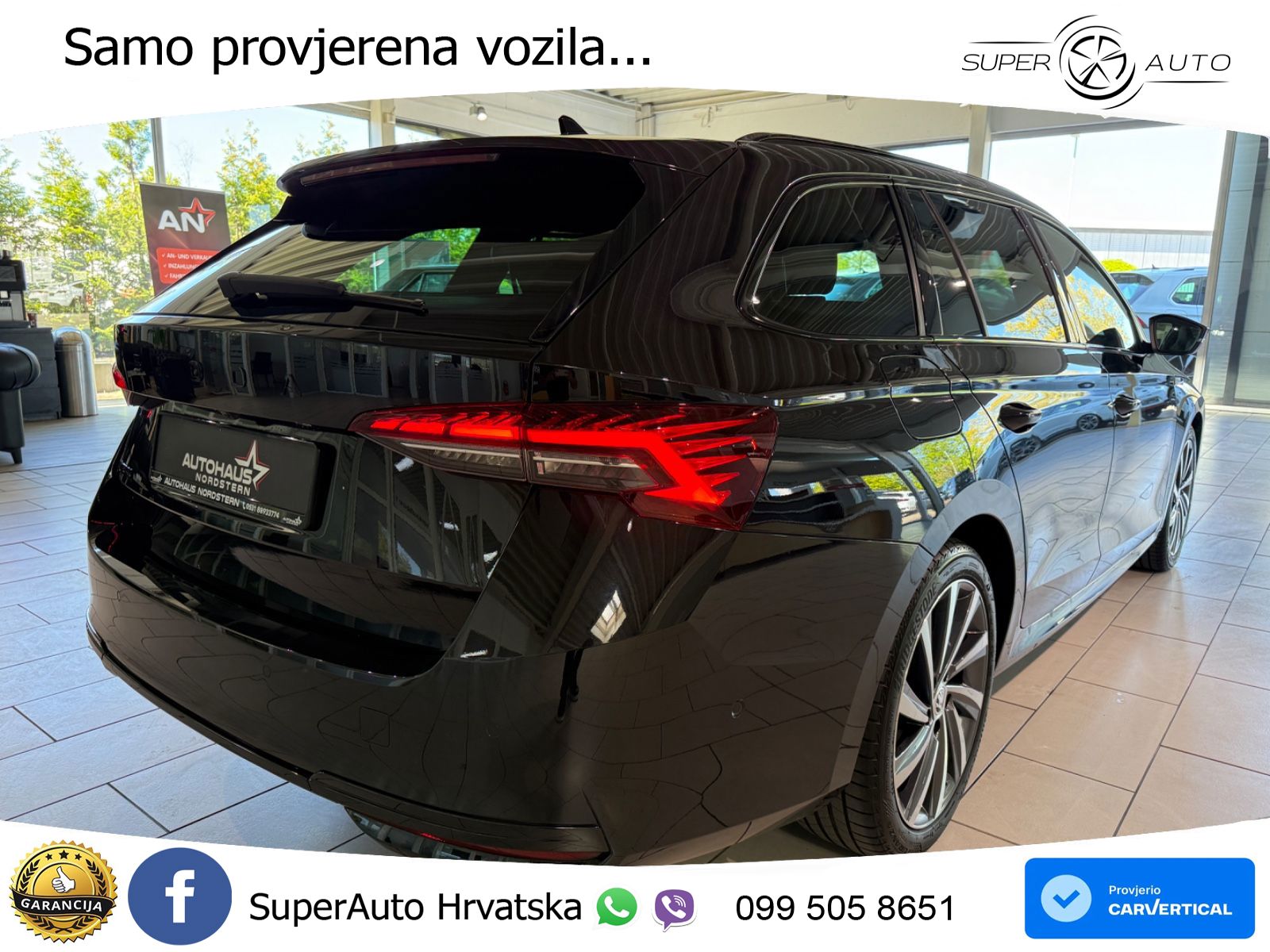 Škoda Octavia Combi 2.0 TDI (150 KS) DSG SportLine LED+GR SJED+ACC