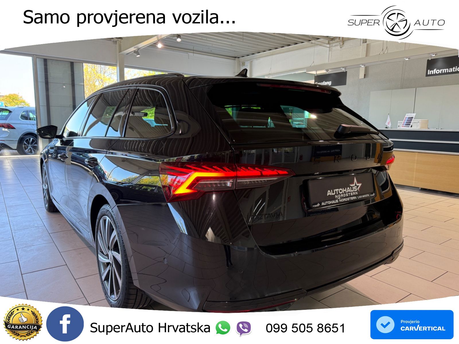 Škoda Octavia Combi 2.0 TDI (150 KS) DSG SportLine LED+GR SJED+ACC